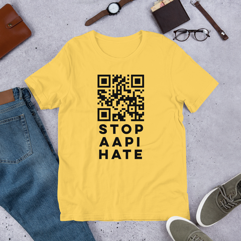 #StopAAPIHate "Response" Shirt (Yellow / Front Style)